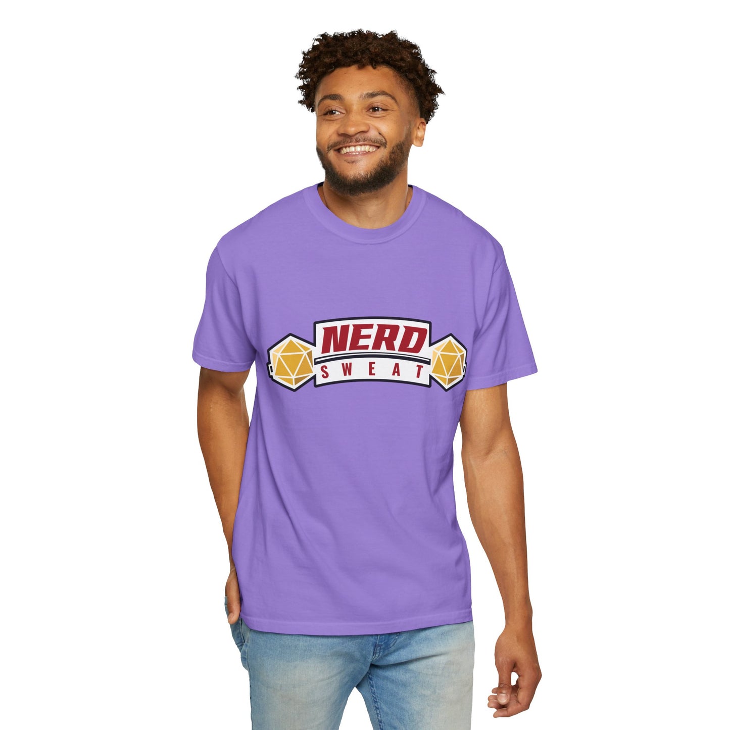 Nerd Disguised as Gymbro - Unisex Garment-Dyed T-shirt