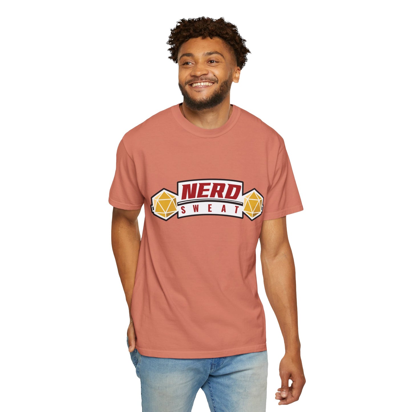 Nerd Disguised as Gymbro - Unisex Garment-Dyed T-shirt