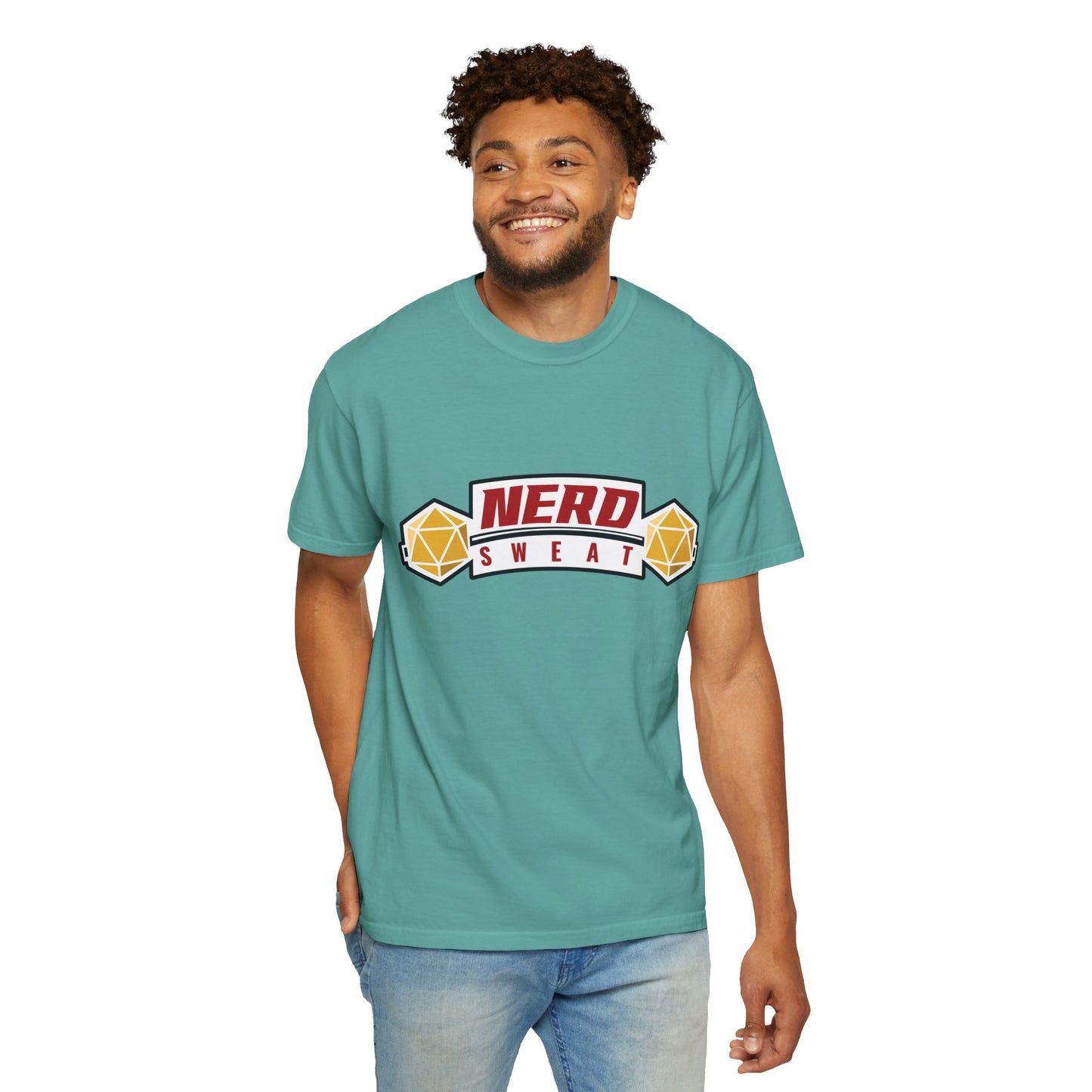 Nerd Disguised as Gymbro - Unisex Garment-Dyed T-shirt