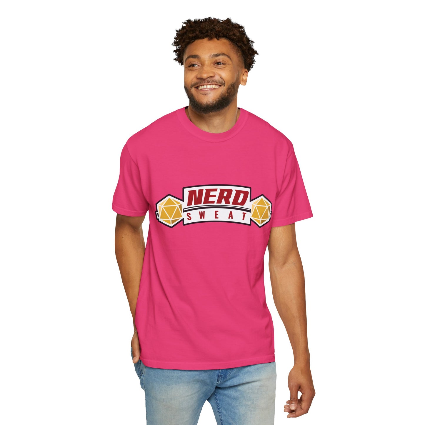 Nerd Disguised as Gymbro - Unisex Garment-Dyed T-shirt