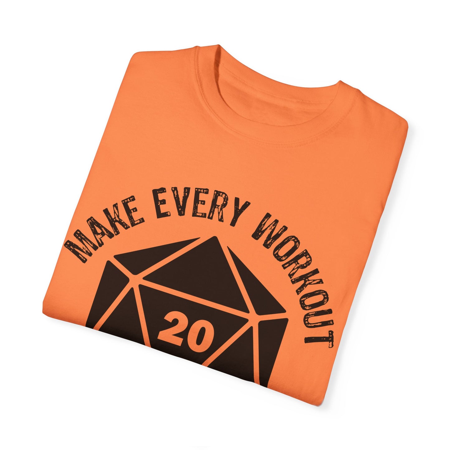 Make Every Workout a Critical Hit - Unisex Garment-Dyed T-shirt
