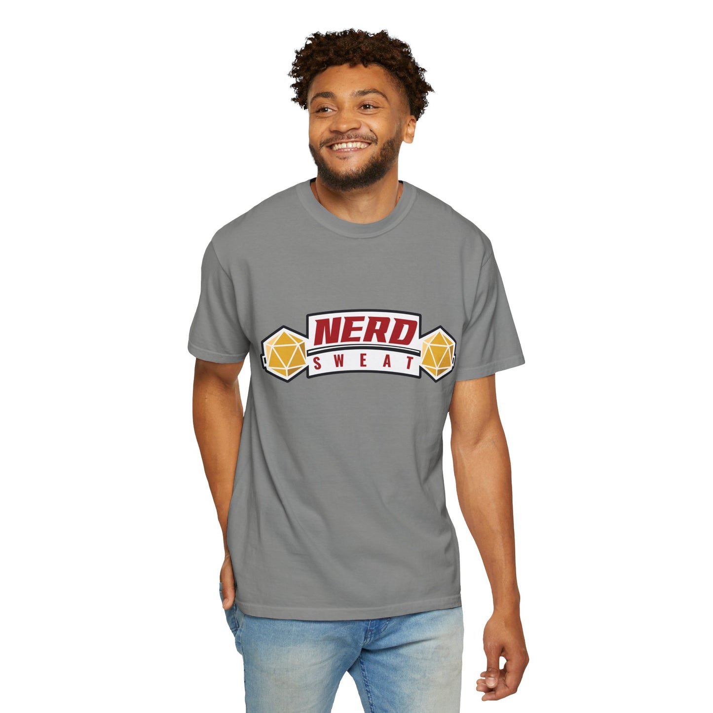 Nerd Disguised as Gymbro - Unisex Garment-Dyed T-shirt
