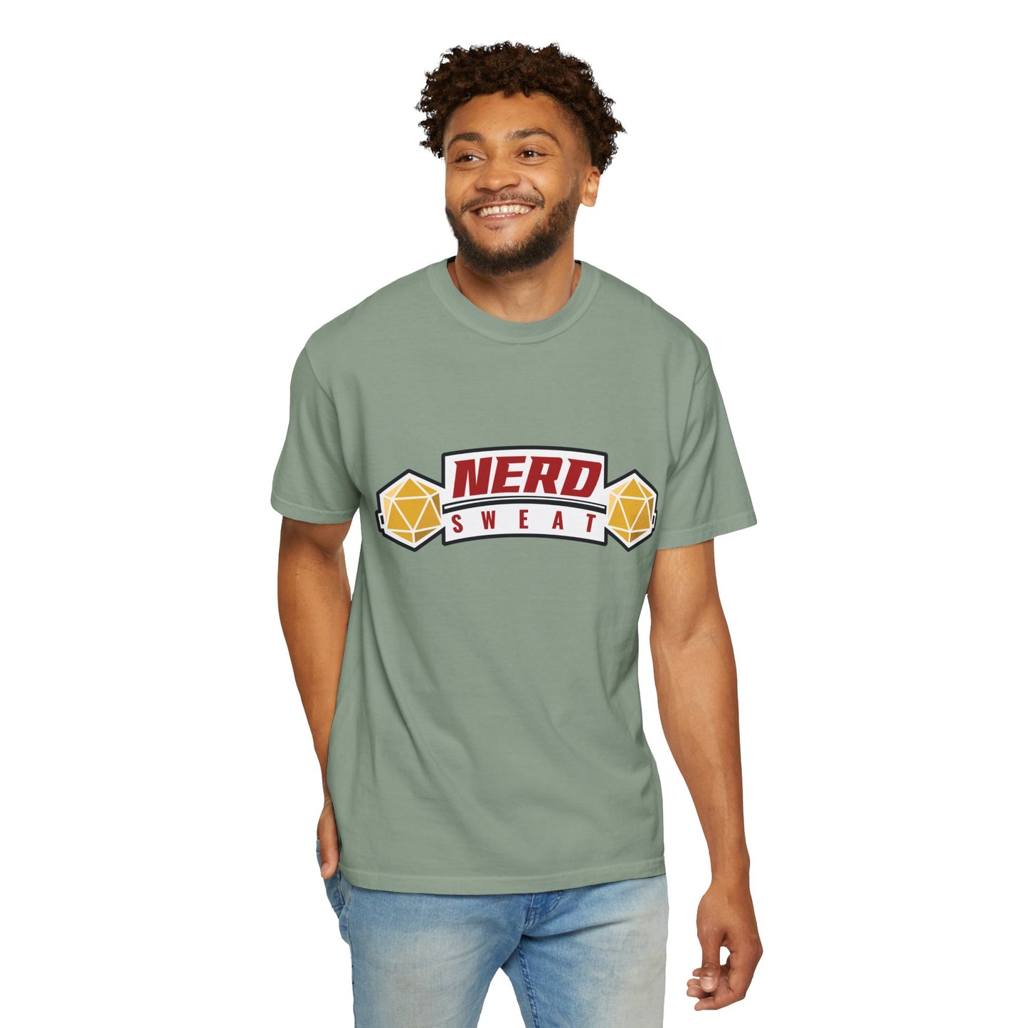 Nerd Disguised as Gymbro - Unisex Garment-Dyed T-shirt