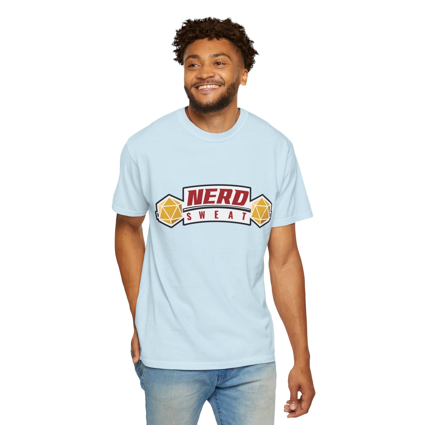 Nerd Disguised as Gymbro - Unisex Garment-Dyed T-shirt