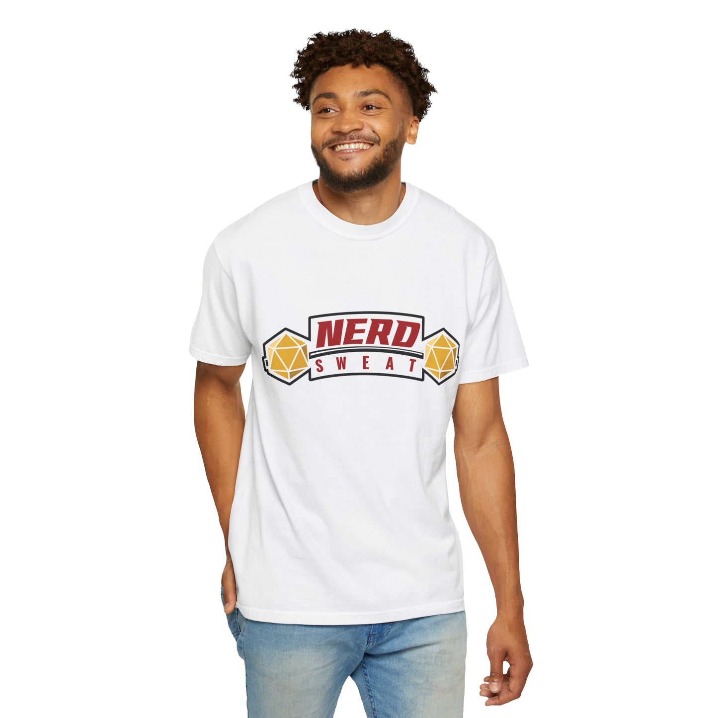 Nerd Disguised as Gymbro - Unisex Garment-Dyed T-shirt