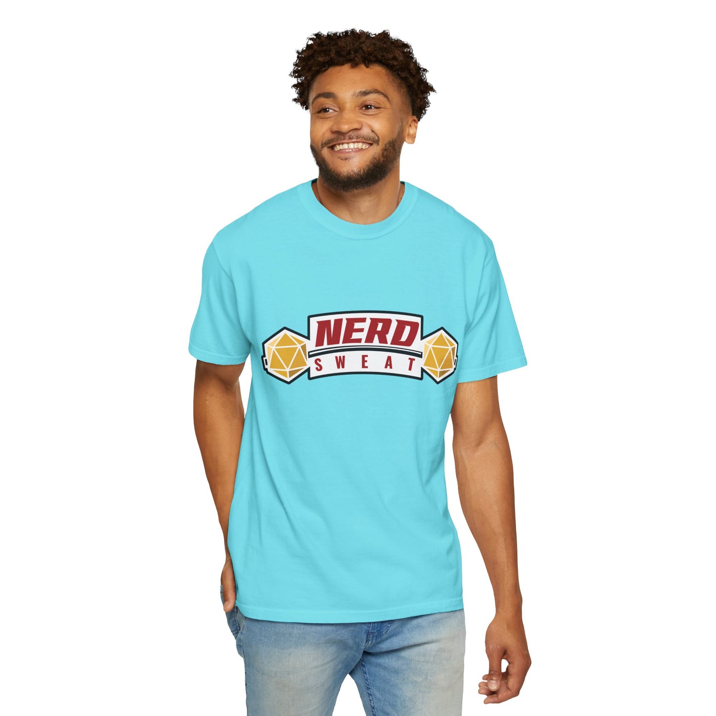 Nerd Disguised as Gymbro - Unisex Garment-Dyed T-shirt