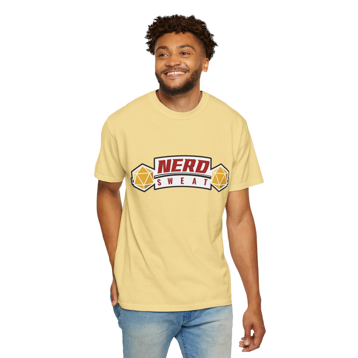 Nerd Disguised as Gymbro - Unisex Garment-Dyed T-shirt