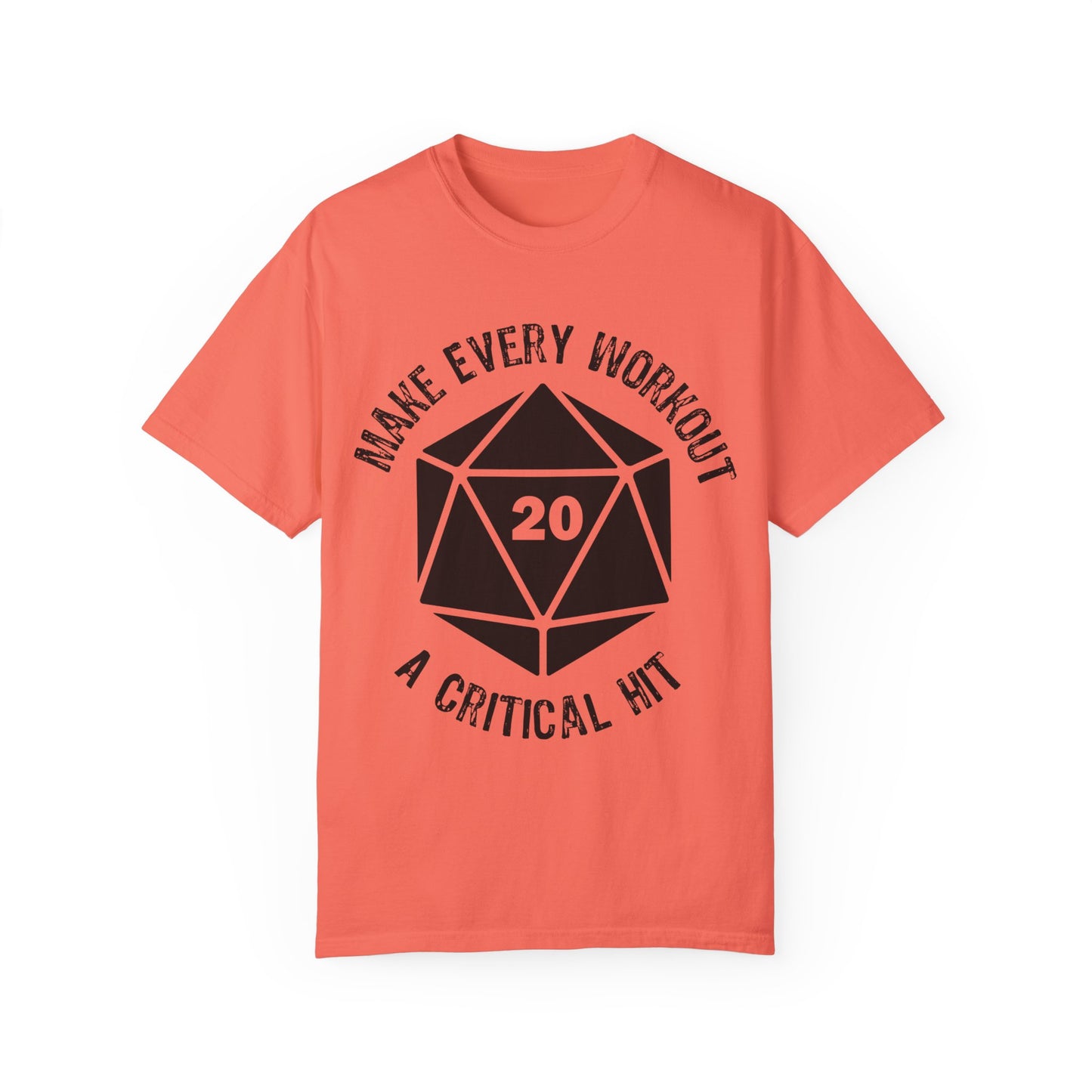 Make Every Workout a Critical Hit - Unisex Garment-Dyed T-shirt
