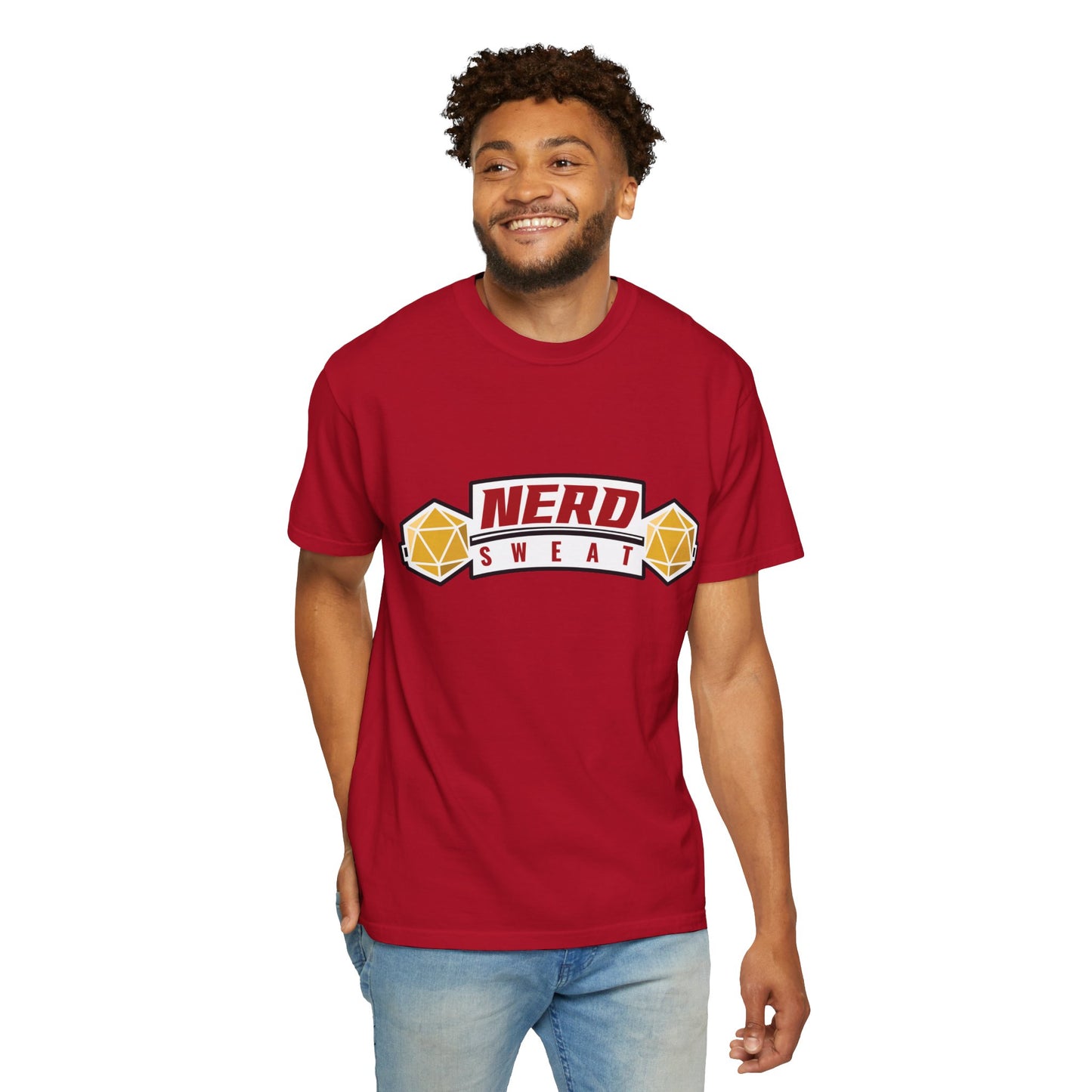 Nerd Disguised as Gymbro - Unisex Garment-Dyed T-shirt