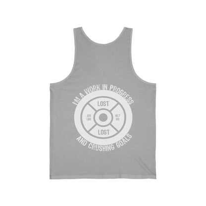 200 lbs Lost - Unisex Jersey Tank