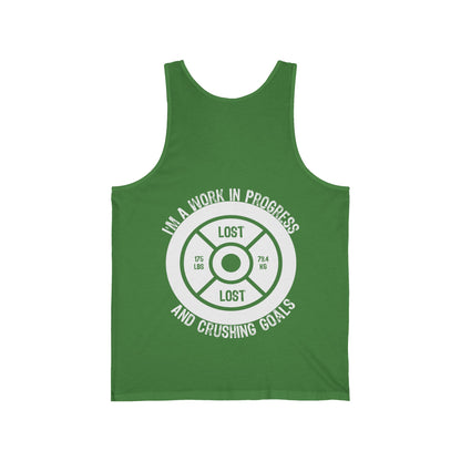 175 lbs Lost - Unisex Jersey Tank