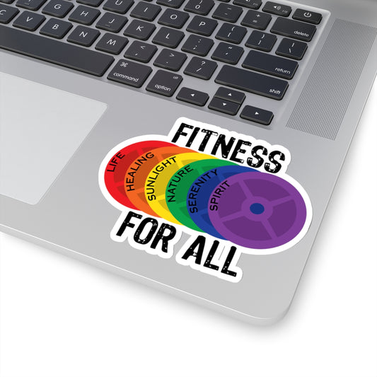 Fitness For All - Kiss-Cut Stickers