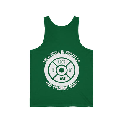 200 lbs Lost - Unisex Jersey Tank