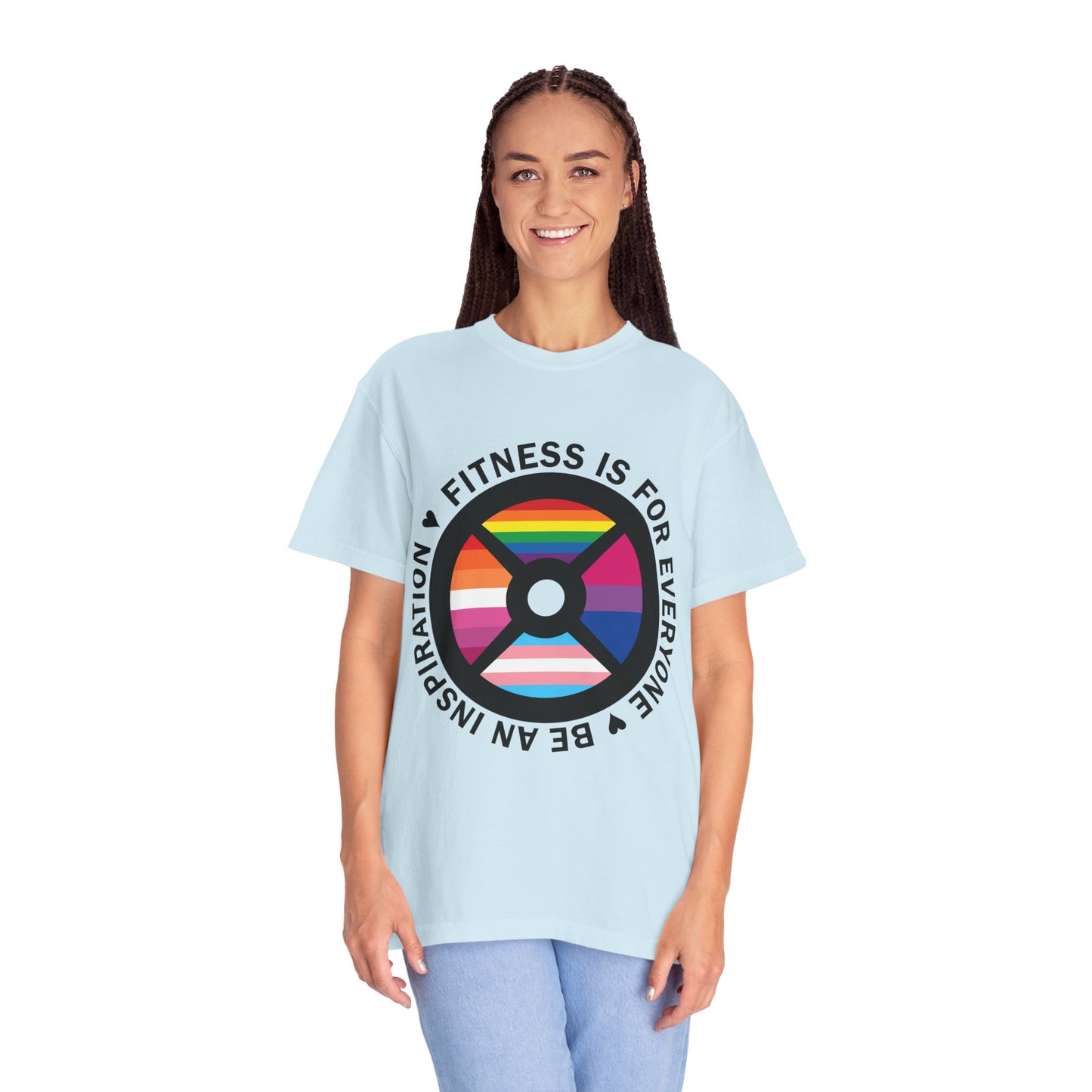 Pride - Be an Inspiration ♥ - Unisex Garment-Dyed T-shirt