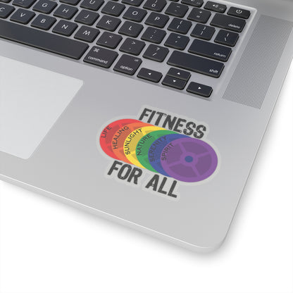 Fitness For All - Kiss-Cut Stickers