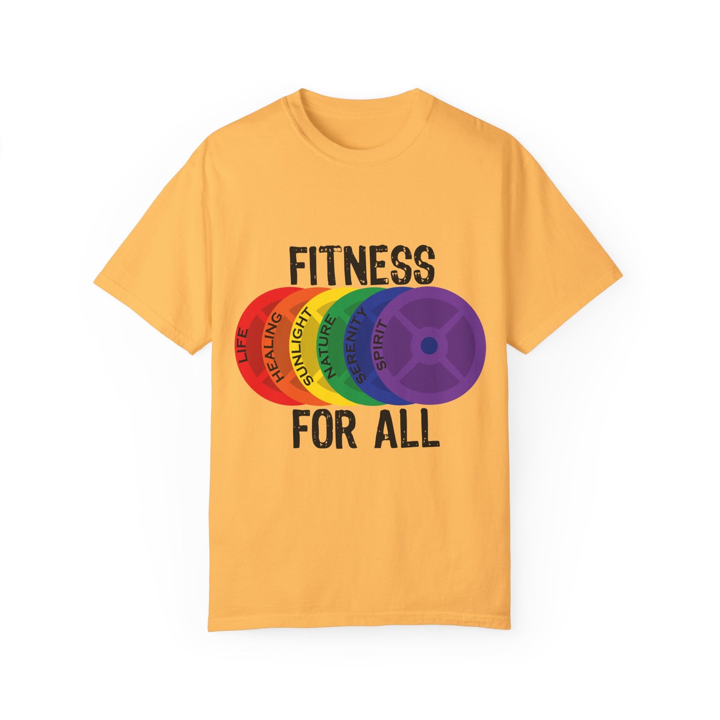 Fitness For All - Unisex Garment-Dyed T-shirt