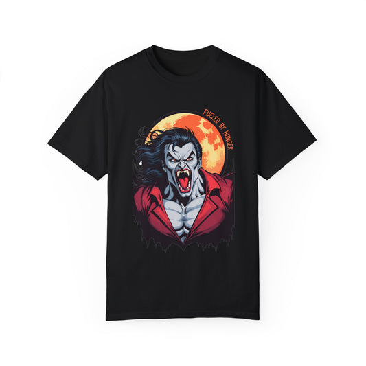 Vampire - Fueled By Hunger - Unisex Garment-Dyed T-shirt