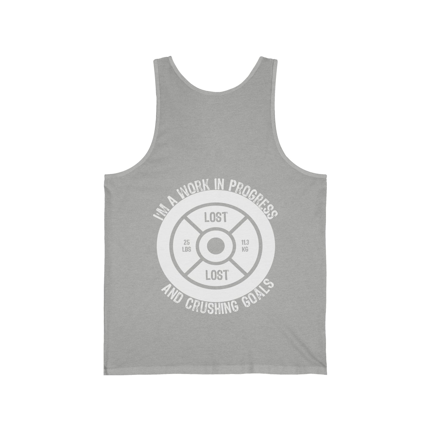 25 lbs Lost - Unisex Jersey Tank