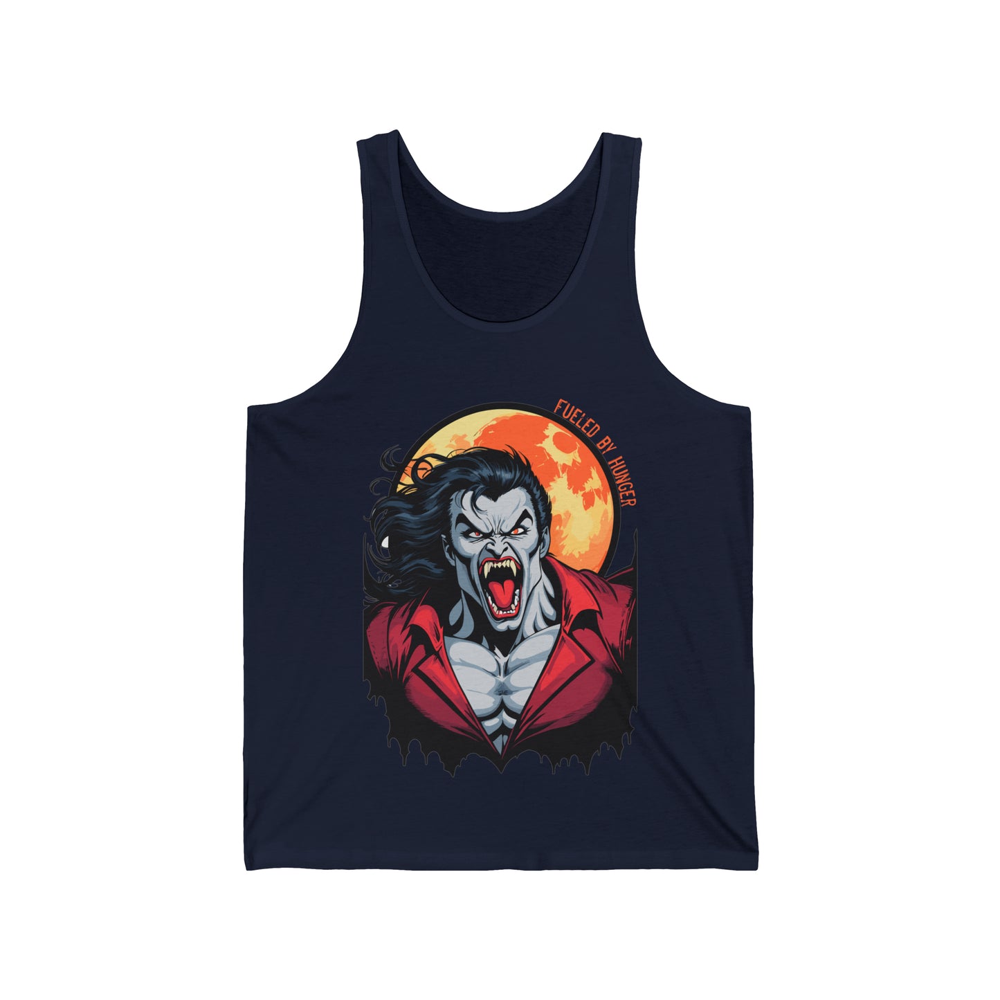 Vampire - Fueled by Hunger - Unisex Jersey Tank