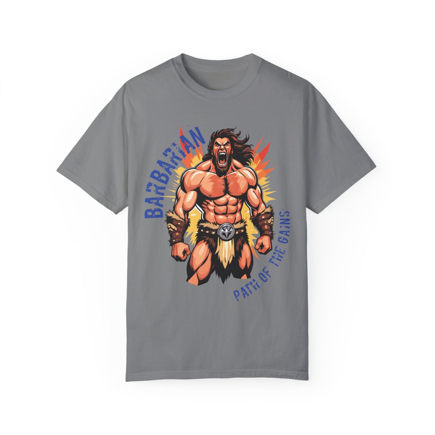 Barbarian Path of the Gains - Unisex Garment-Dyed T-shirt