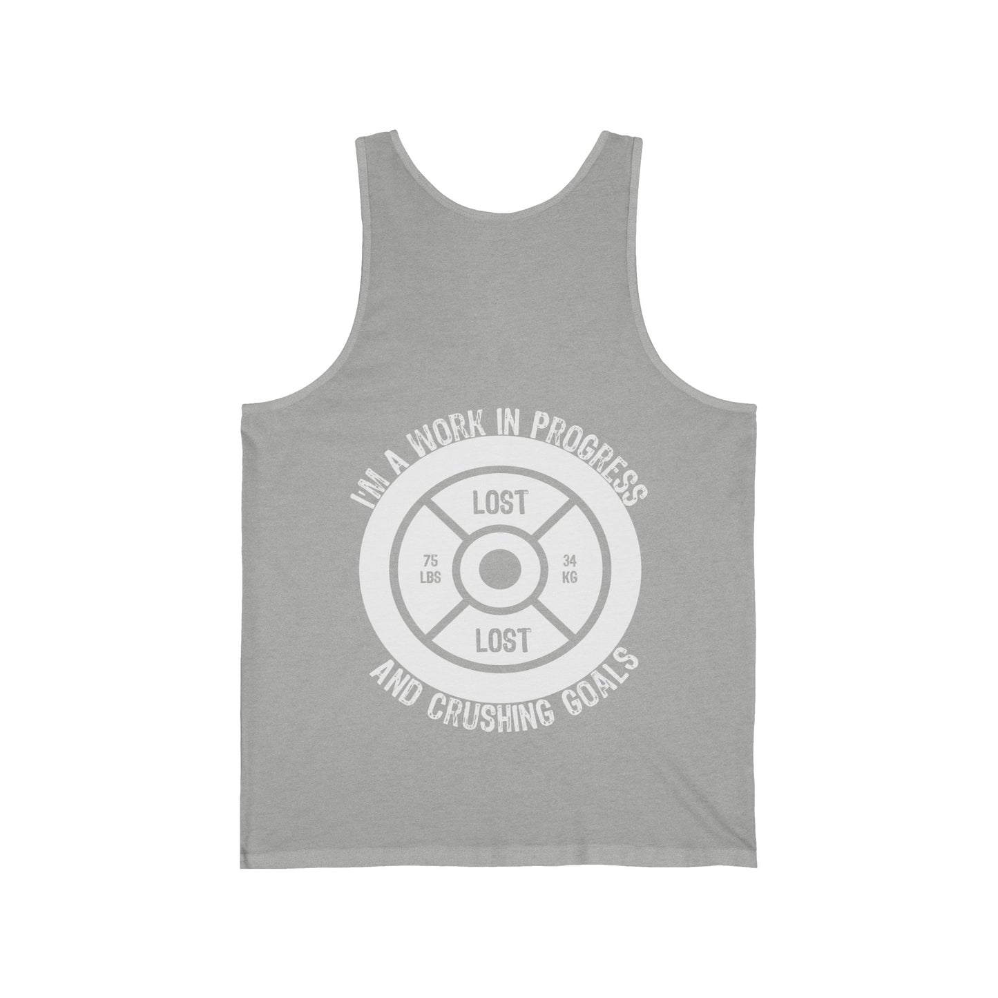 75 lbs Lost - Unisex Jersey Tank