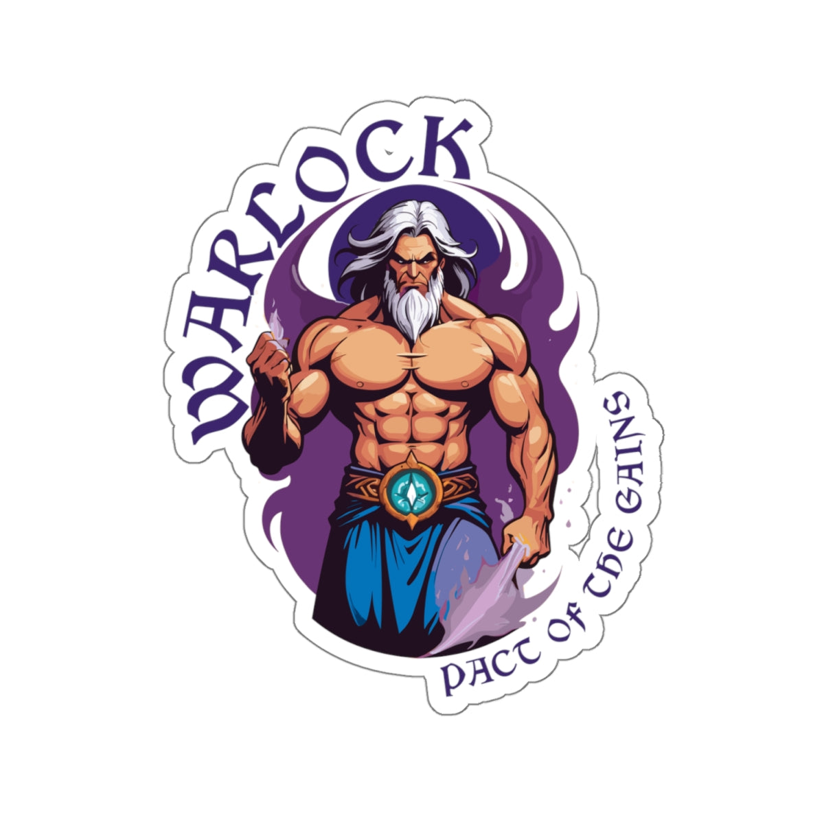 Warlock Pact of the Gains - Kiss-Cut Stickers