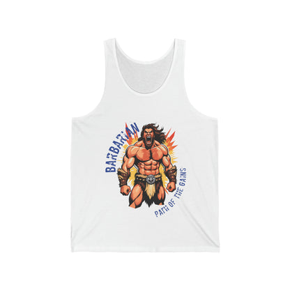 Barbarian Path of the Gains - Unisex Jersey Tank