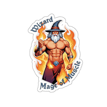 Mage of Muscle - Kiss-Cut Stickers