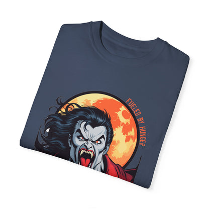 Vampire - Fueled By Hunger - Unisex Garment-Dyed T-shirt