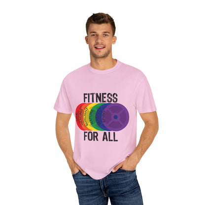 Fitness For All - Unisex Garment-Dyed T-shirt