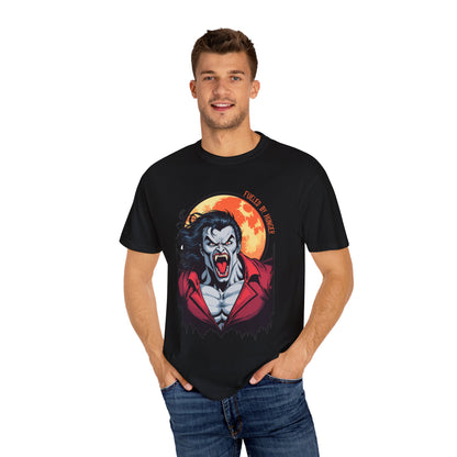 Vampire - Fueled By Hunger - Unisex Garment-Dyed T-shirt