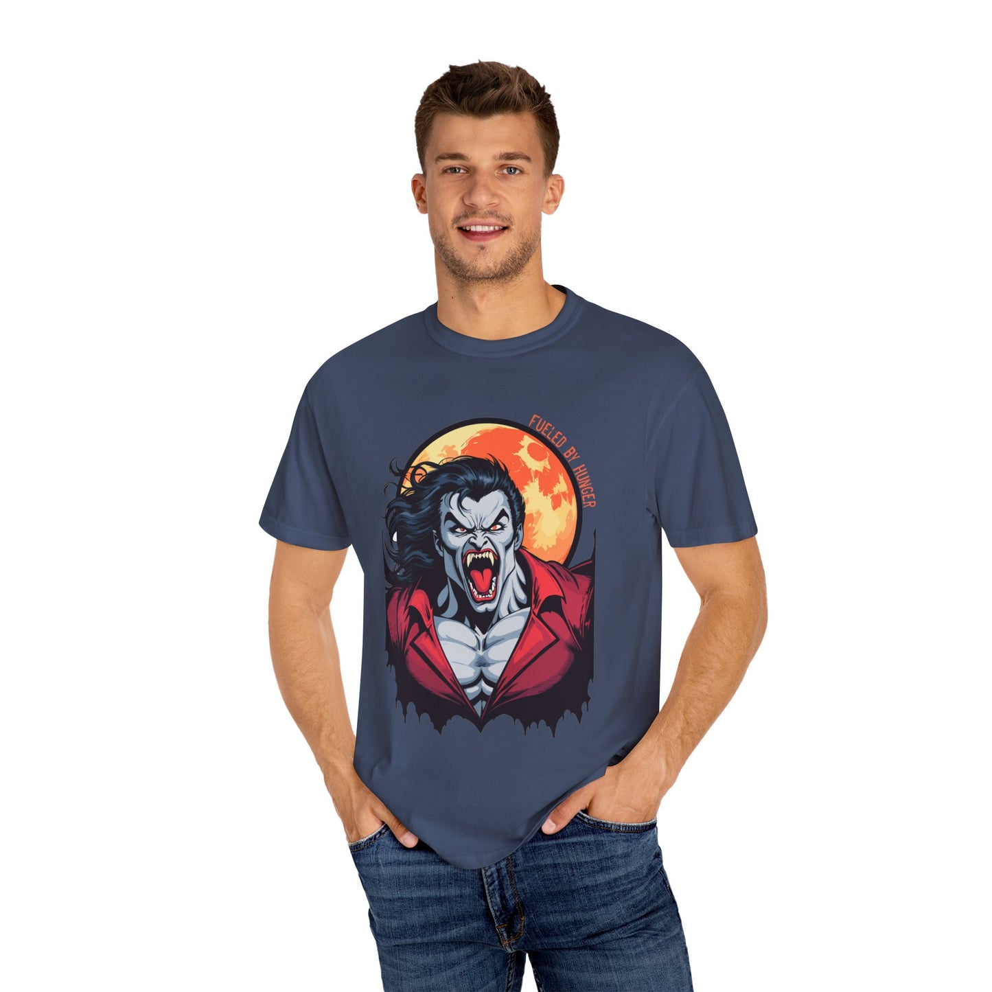 Vampire - Fueled By Hunger - Unisex Garment-Dyed T-shirt