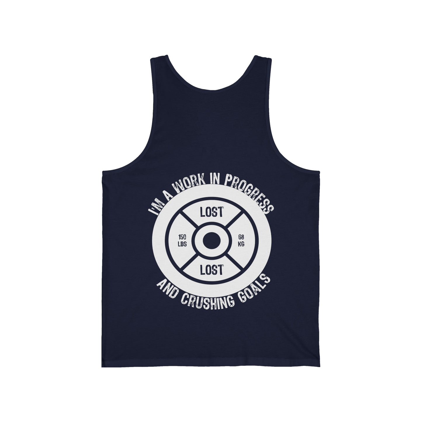 150 lbs Lost - Unisex Jersey Tank