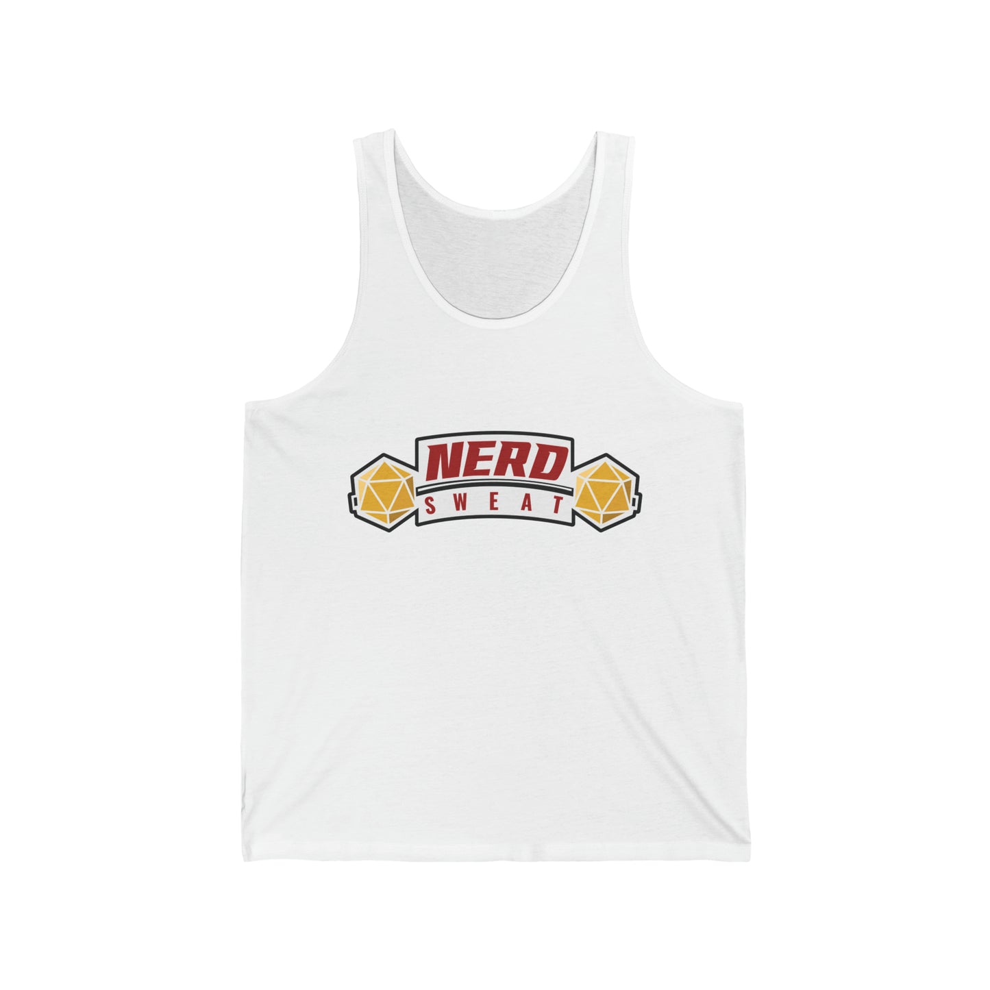 Nerd Disguised as Gymbro - Unisex Jersey Tank