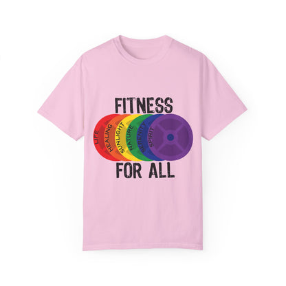 Fitness For All - Unisex Garment-Dyed T-shirt