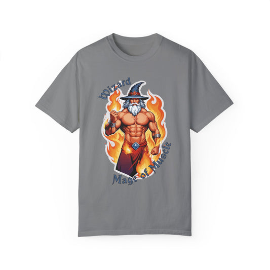 Mage of Muscle - Unisex Garment-Dyed T-shirt