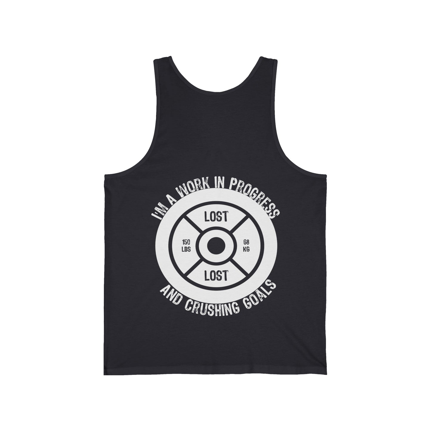 150 lbs Lost - Unisex Jersey Tank