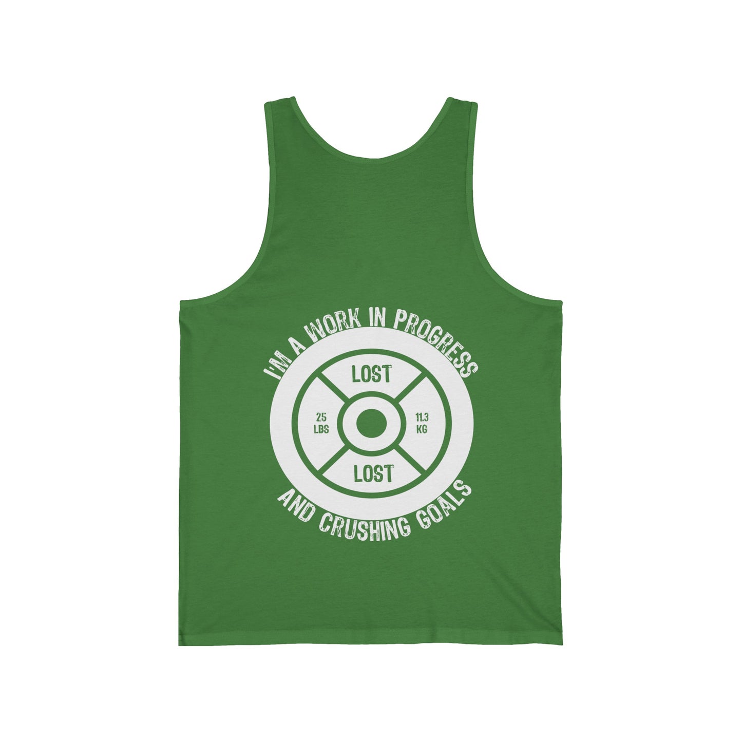 25 lbs Lost - Unisex Jersey Tank