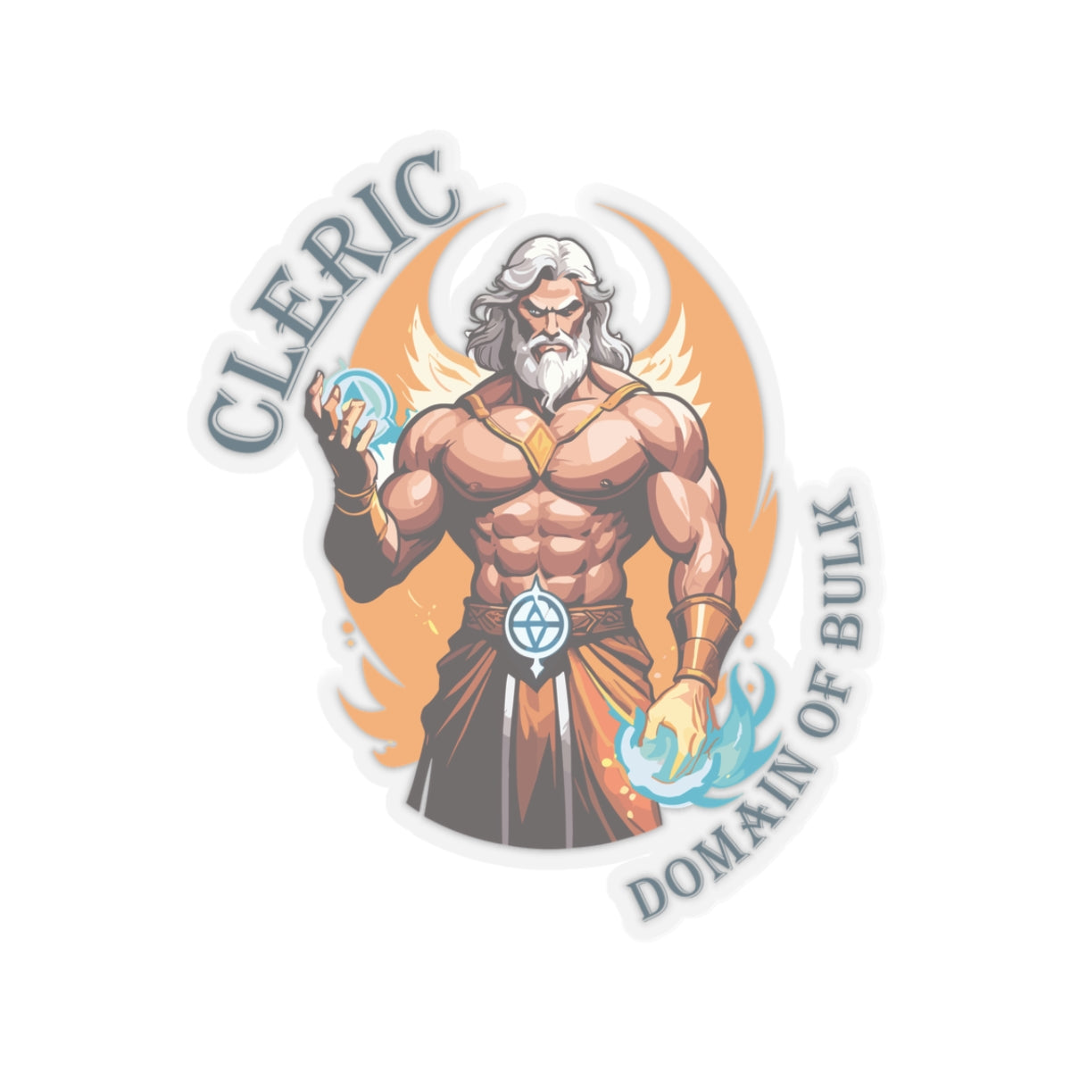 Cleric Domain of Bulk - Kiss-Cut Stickers