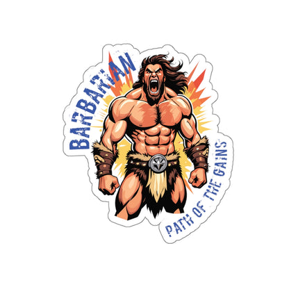 Barbarian - Path of the Gains - Kiss-Cut Stickers