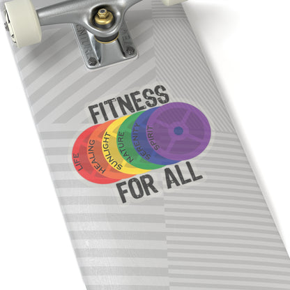 Fitness For All - Kiss-Cut Stickers