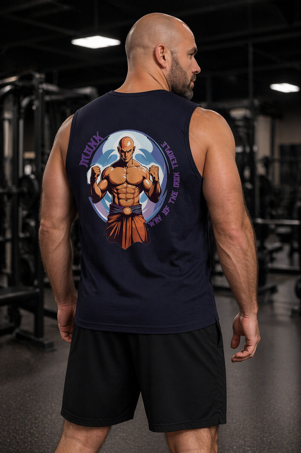 Monk Men's Polyester Tank Top