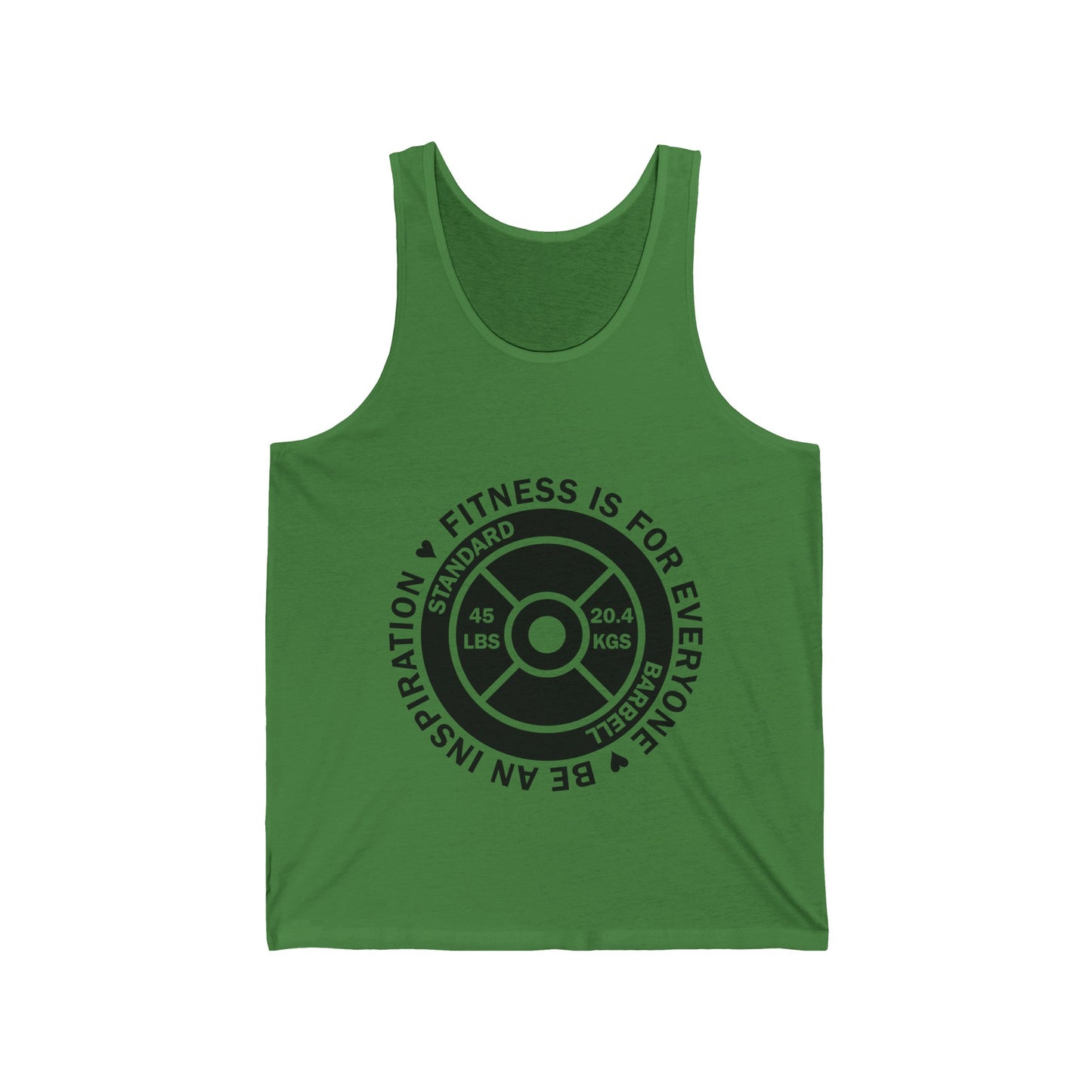 Fitness 4 Everyone - Be an Inspiration ♥ - Unisex Jersey Tank