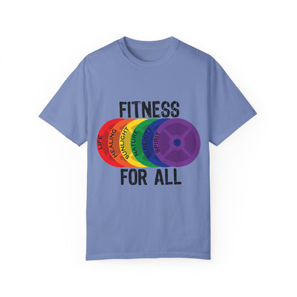 Fitness For All - Unisex Garment-Dyed T-shirt