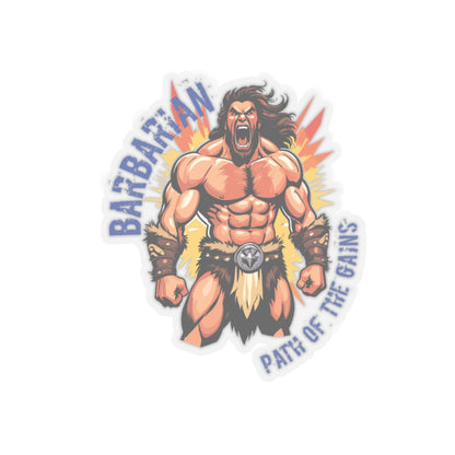 Barbarian - Path of the Gains - Kiss-Cut Stickers