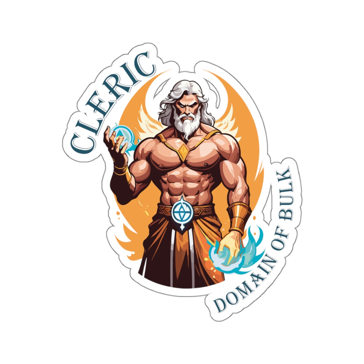 Cleric Domain of Bulk - Kiss-Cut Stickers