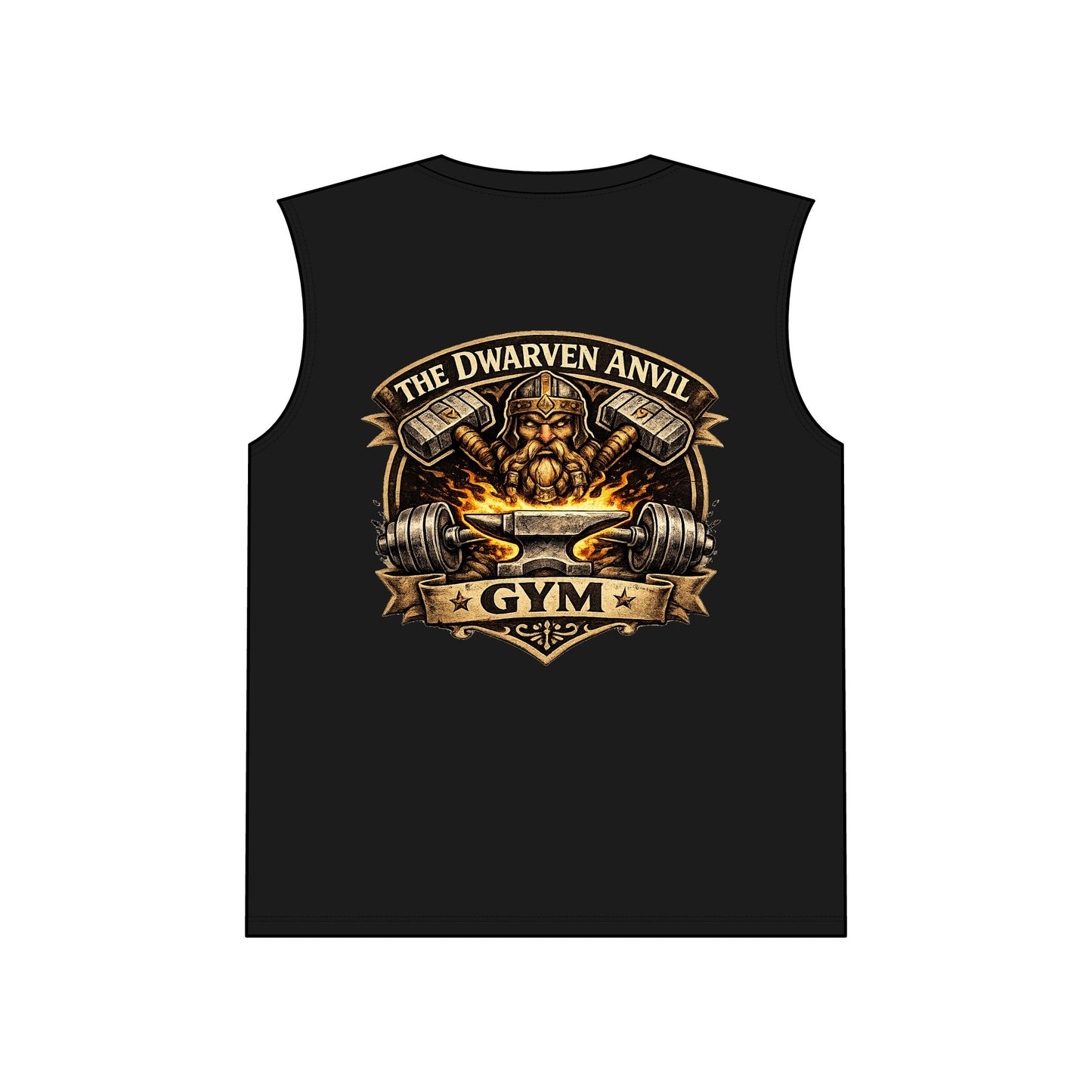 Dwarven Anvil Gym Men's Polyester Tank Top