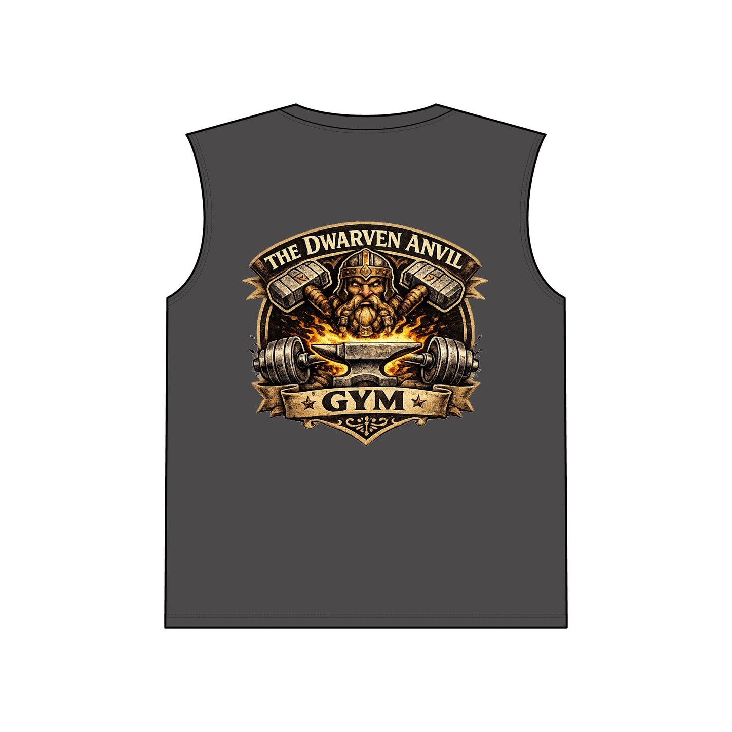 Dwarven Anvil Gym Men's Polyester Tank Top