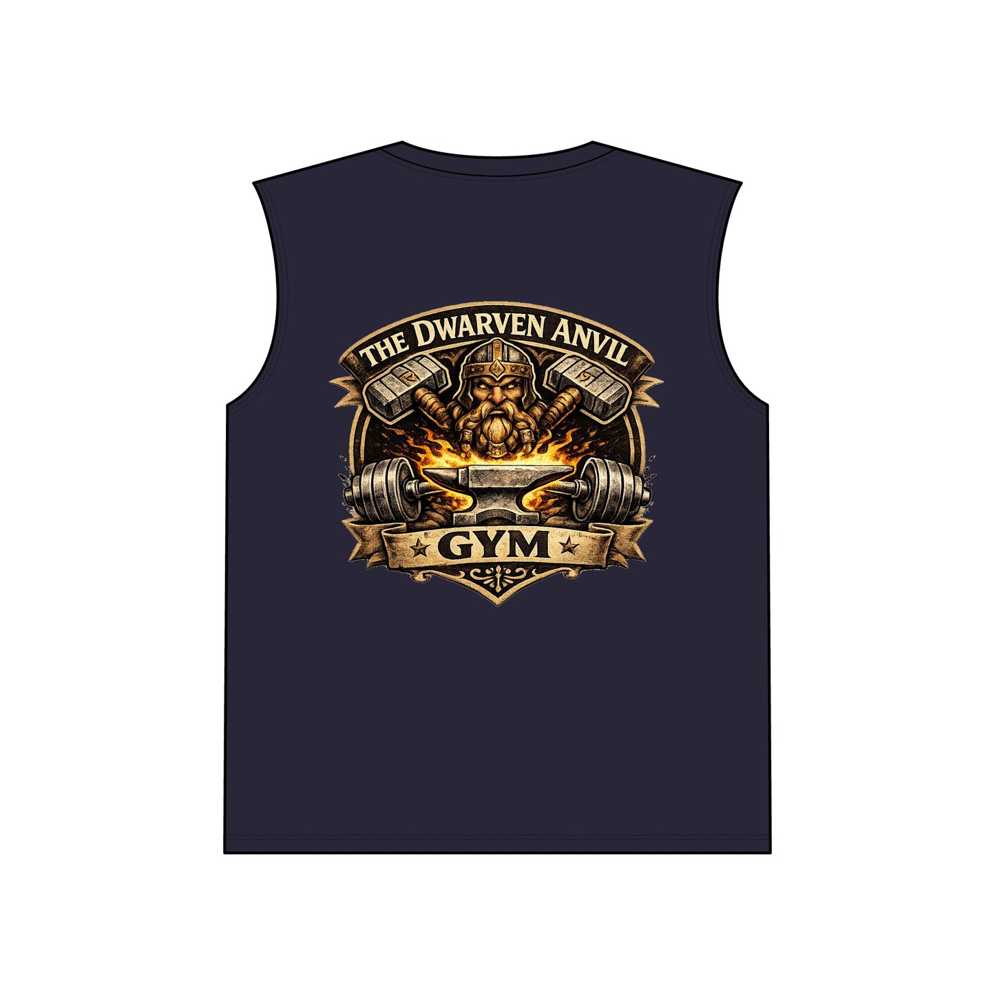 Dwarven Anvil Gym Men's Polyester Tank Top