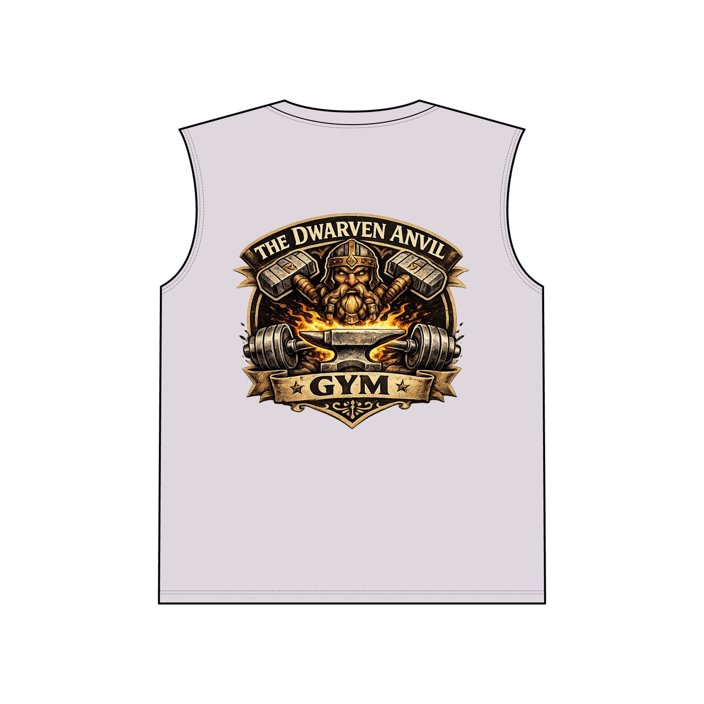 Dwarven Anvil Gym Men's Polyester Tank Top